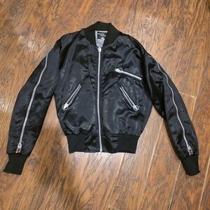 RARE Marietta Originals Bomber Style Ladies Crop Jacket Sz small